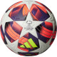 М'яч для футболу Adidas W UCL Pro біло-фіолетово-рожевий IS7437 5