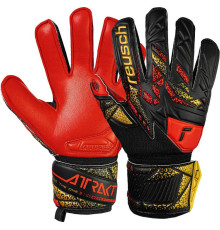 Рукавички воротарські Reusch Attrakt Silver Junior 5572215 7075 р.6,5, чорно-червоні