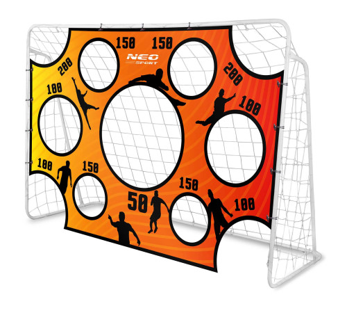 Мішень для футбольних воріт Neo-Sport NS-1478 215 х 150 см, помаранчева