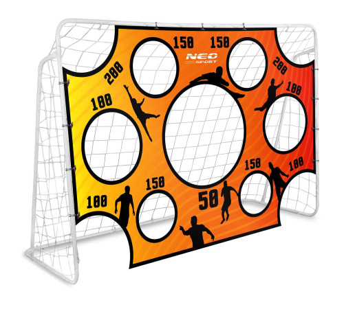 Мішень для футбольних воріт Neo-Sport NS-1478 215 х 150 см, помаранчева