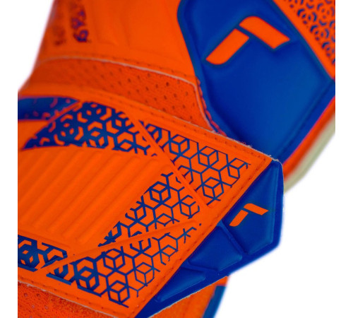 Рукавички воротарські Reusch Attrakt Solid Junior 5572515 2290 р.8, помаранчево-сині