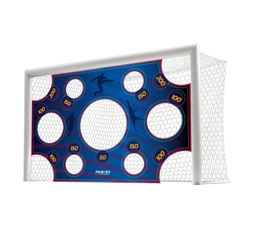 Мішень для футбольних воріт Neo-Sport NS-1476 300 х 200 см, синя
