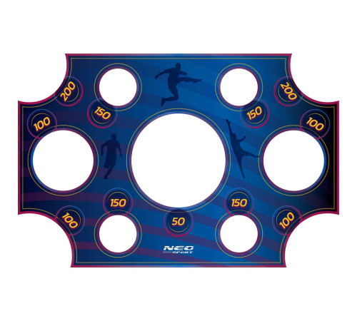 Мішень для футбольних воріт Neo-Sport NS-1476 300 х 200 см, синя