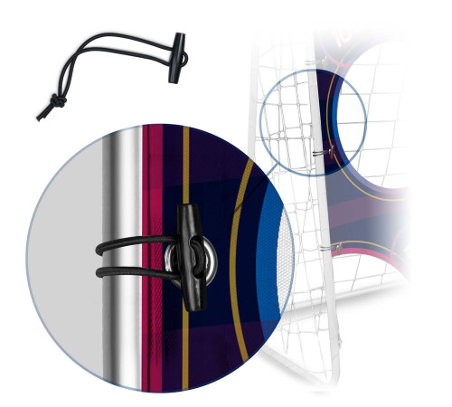 Мішень для футбольних воріт Neo-Sport NS-1476 300 х 200 см, синя