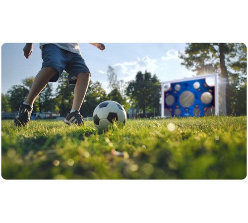 Мішень для футбольних воріт Neo-Sport NS-1476 300 х 200 см, синя