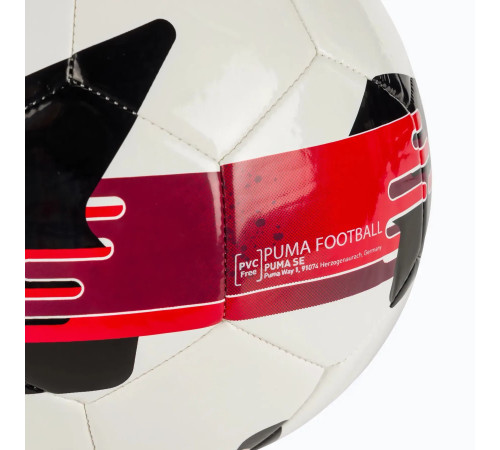 М'яч футбольний Puma Orbita 5 FUSION розмір 5, біло-червоний