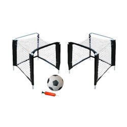 Ворота футбольні MASTER MASSPSO-0014 25 x 25 см, чорно-білі