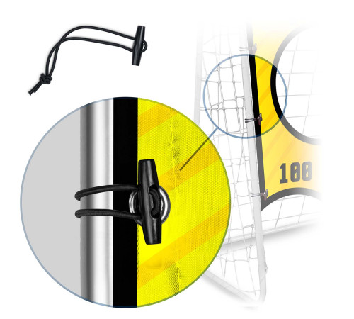 Мішень для футбольних воріт Neo-Sport NS-1479 300 х 200 см, помаранчева