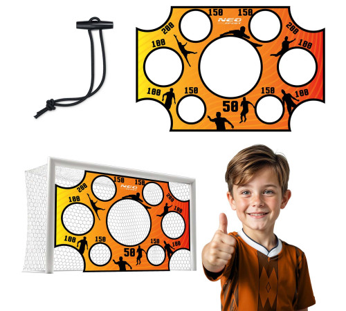 Мішень для футбольних воріт Neo-Sport NS-1479 300 х 200 см, помаранчева