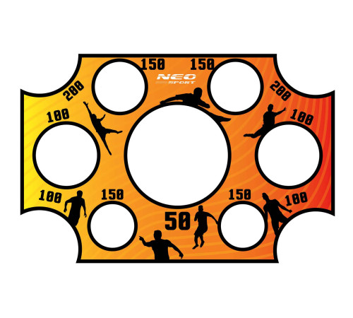 Мішень для футбольних воріт Neo-Sport NS-1479 300 х 200 см, помаранчева