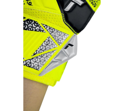 Рукавички воротарські Reusch Attrakt Solid Junior 5572515 2014 р.7, жовто-чорні Рукавички воротарські Reusch Attrakt Solid Junior 5572515 2014 р.7, жовто-чорні