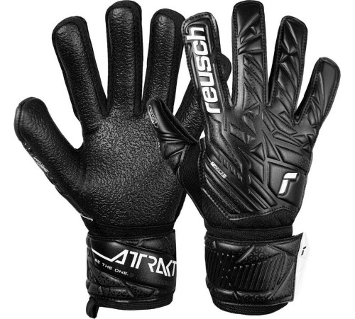 Рукавички воротарські Reusch Attrakt Resist Junior 5572615 7700 р.3,5, чорні Рукавички воротарські Reusch Attrakt Resist Junior 5572615 7700 р.3,5, чорні