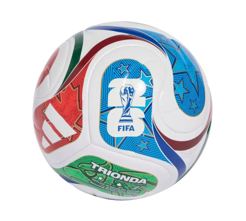 М'яч футбольний Adidas FIFA World Cup Trionda League Street розмір 5, біло-червоний
