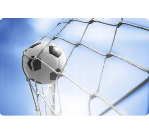 Сітка для воріт Neo‑Sport NS-1481 215 х 150 х 90 см, біла