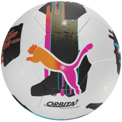 М'яч футбольний Puma Orbita 5 TB Hardground розмір 5, біло-чорний
