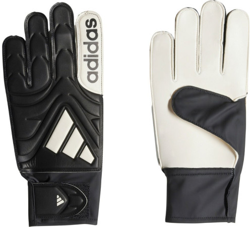 Рукавички воротарські Adidas Copa Club Goalkeeper JY0625 р. 7,5, чорно-білі Рукавички воротарські Adidas Copa Club Goalkeeper JY0625 р. 7,5, чорно-білі