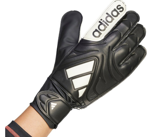 Рукавички воротарські Adidas Copa Club Goalkeeper JY0625 р. 7,5, чорно-білі Рукавички воротарські Adidas Copa Club Goalkeeper JY0625 р. 7,5, чорно-білі