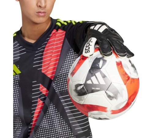Рукавички воротарські Adidas Copa Club Goalkeeper JY0625 р. 7,5, чорно-білі Рукавички воротарські Adidas Copa Club Goalkeeper JY0625 р. 7,5, чорно-білі