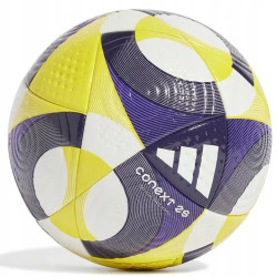 Футбольний м'яч Adidas Conext 25 PRO OMB розмір 5, фіолетово-жовтий
