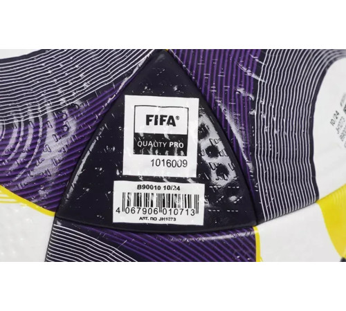 Футбольний м'яч Adidas Conext 25 PRO OMB розмір 5, фіолетово-жовтий