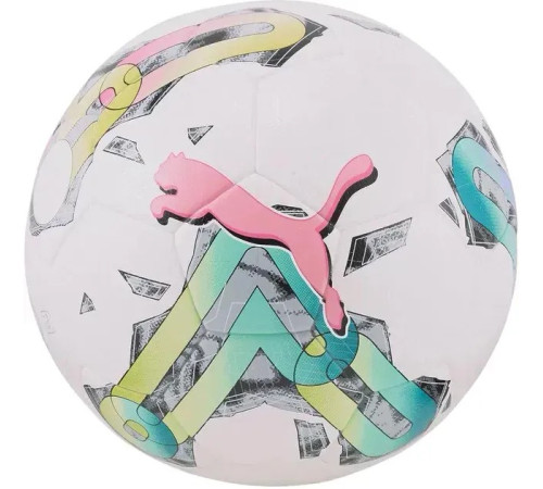 М'яч футбольний Puma Orbita 5 TB Hardground розмір 5, біло-рожевий