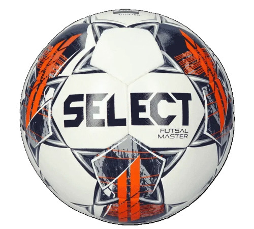 М'яч футзальний Select Futsal Master v22 розмір 4, біло-чорний