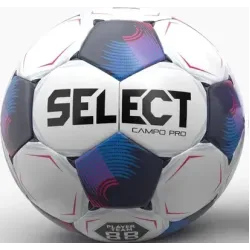 М'яч футбольний Select FB Campo Pro v26 розмір 5, біло-фіолетовий