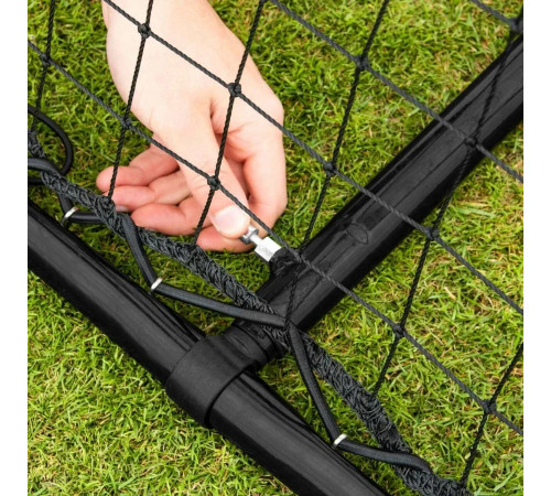 Сітка тренувальна для футболу FORZA RapidFire FR100 Rebounder 94 x 94 см, чорна