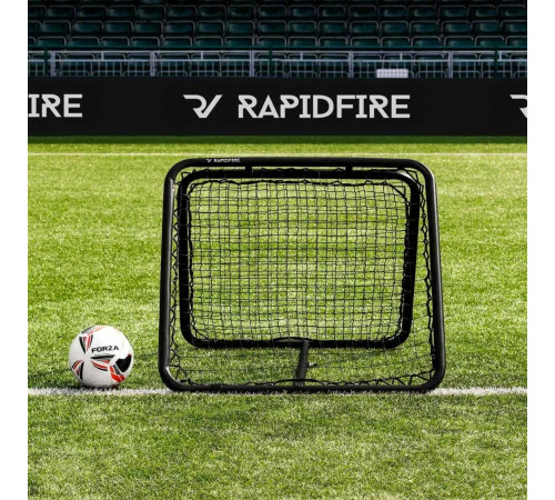 Сітка тренувальна для футболу FORZA RapidFire FR100 Rebounder 94 x 94 см, чорна