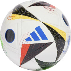 М'яч футбольний Adidas Euro24 Fussballiebe League J350 IN9376 розмір 5, біло-чорний