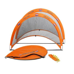 Футбольні ворота EXIT Flexx 120 х 80 см - помаранчеві