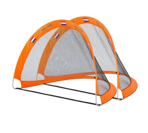 Футбольні ворота EXIT Flexx 120 х 80 см - помаранчеві