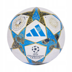 Футбольний м'яч Adidas UCL League Stage 25/26 розмір 4, біло-блакитний