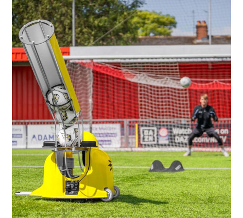 Тренажер для метання м'ячів FORZA BALL LAUNCHER з подачею, жовтий