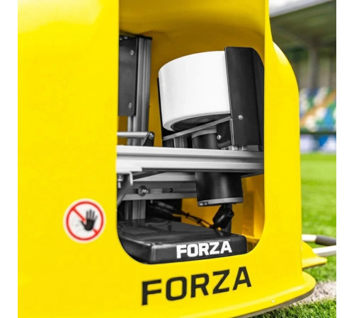 Тренажер для метання м'ячів FORZA BALL LAUNCHER з подачею, жовтий