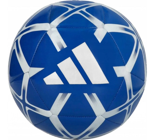 М'яч футбольний Adidas Starlancer Club TRN розмір 4, синій М'яч футбольний Adidas Starlancer Club TRN розмір 4, синій