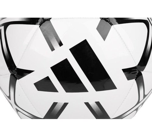 М'яч футбольний Adidas Starlancer Club IP1648 розмір 5, біло-чорний М'яч футбольний Adidas Starlancer Club IP1648 розмір 5, біло-чорний