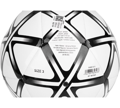 М'яч футбольний Adidas Starlancer Club IP1648 розмір 5, біло-чорний М'яч футбольний Adidas Starlancer Club IP1648 розмір 5, біло-чорний