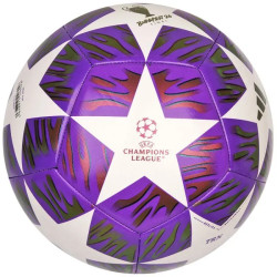 Футбольний м'яч Adidas UCL Training 25/26 Budapest  розмір 4, біло-фіолетовий