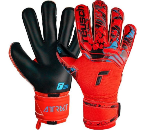 Рукавички воротарські Reusch Attrakt Gold X Evolution M 5370950 3333 р.8, червоні