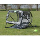 Сітка тренувальна для футболу EXIT Kickback Rebounder 124 х 90 см, чорна