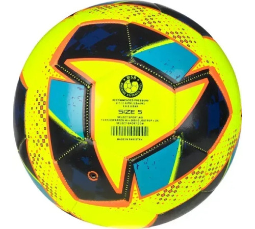 М'яч футбольний Select FB CLASSIC v24 розмір 5, жовто-чорний