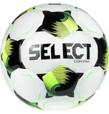 М'яч футбольний Select FB Contra v26 розмір 5, біло-зелений
