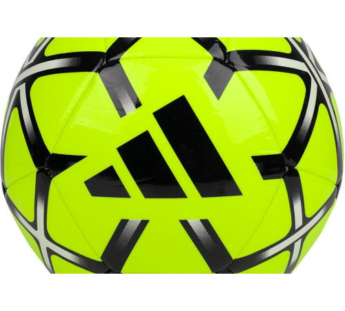 М'яч футбольний Adidas Starlancer Club IT6382 розмір 5, жовто-чорний М'яч футбольний Adidas Starlancer Club IT6382 розмір 5, жовто-чорний