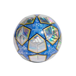Футбольний м'яч Adidas UCL Training 25/26 League Stage Foil розмір 5, сріблясто-синій
