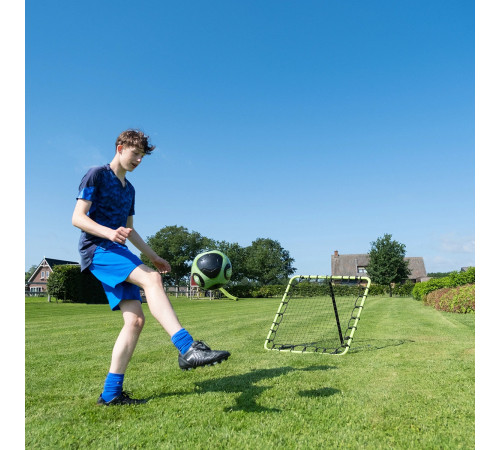 Сітка тренувальна для футболу Exit Tempo Rebounder 120 х 120 см, чорно-зелена