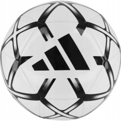 М'яч футбольний Adidas Starlancer Club TRN розмір 4, чорно-білий