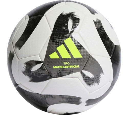 М'яч футбольний Adidas League Artificial HT2423 розмір 5, біло-чорний