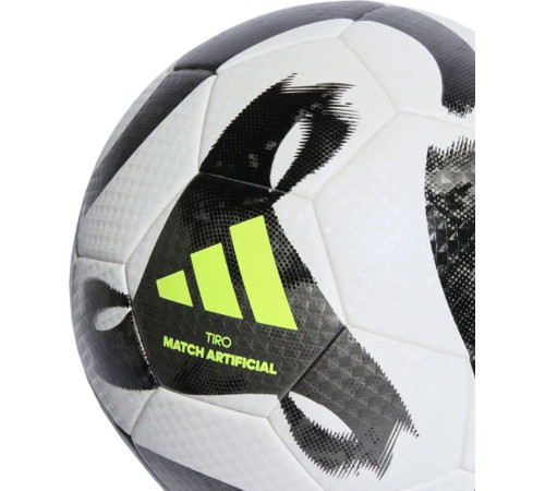М'яч футбольний Adidas League Artificial HT2423 розмір 5, біло-чорний