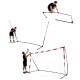 Ворота для гандболу QUICKPLAY Handball 240 х 170 см, червоні